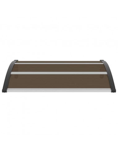 Pensilina per Porta Nera 120x100 cm in PC