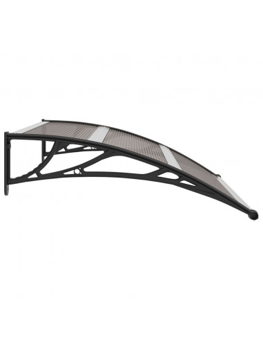 Pensilina per Porta Nera 120x100 cm in PC