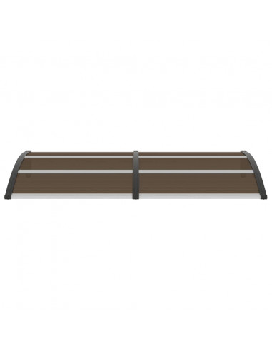 Pensilina per Porta Nera 200x100 cm in PC