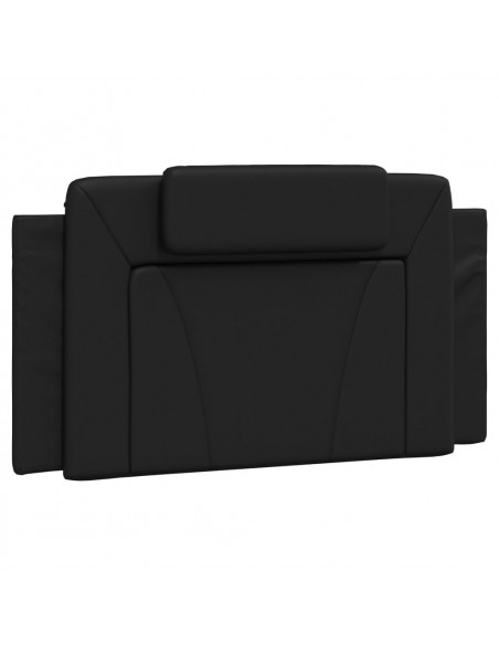 Cuscino Testiera Nero 100 cm in Similpelle