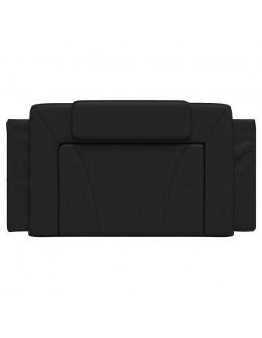 Cuscino Testiera Nero 100 cm in Similpelle