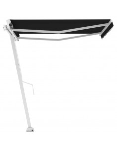 Tenda da Sole Manuale Autoportante 300x250 cm Antracite 2