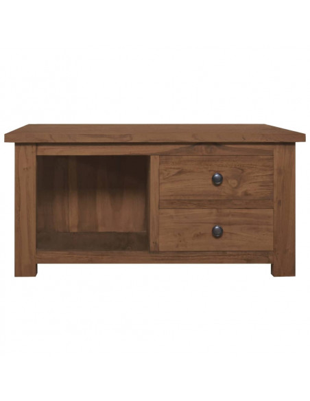 Tavolino da Salotto 68x68x33 cm in Legno Massello di Teak