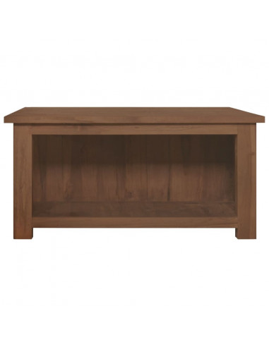 Tavolino da Salotto 68x68x33 cm in Legno Massello di Teak