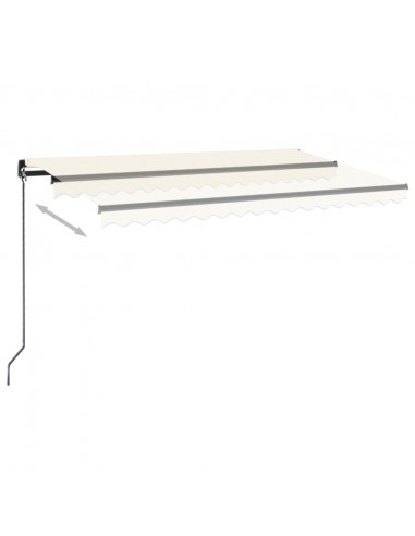 Tenda da Sole Retrattile Manuale 400x350 cm Crema