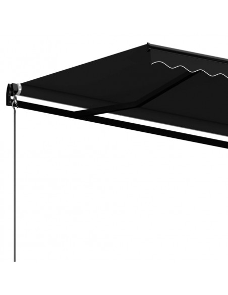 Tenda da Sole Retrattile Manuale 400x350 cm Antracite