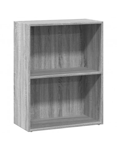 Libreria Grigio Sonoma 60x30x77 cm in Legno Multistrato