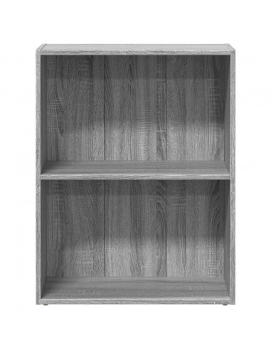 Libreria Grigio Sonoma 60x30x77 cm in Legno Multistrato