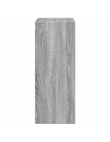 Libreria Grigio Sonoma 60x30x77 cm in Legno Multistrato