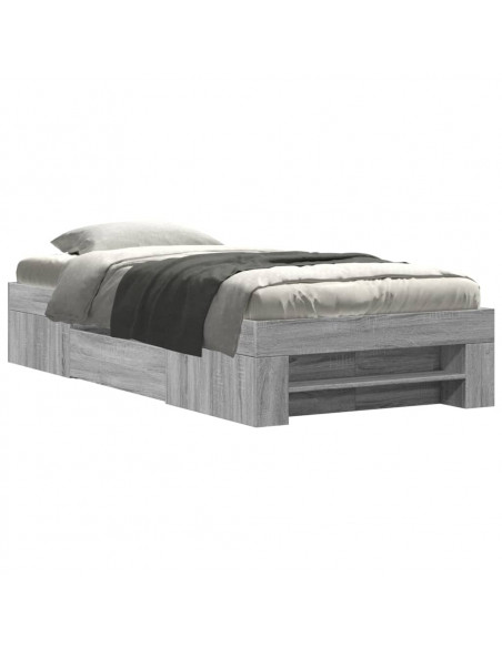 Giroletto Grigio Sonoma 90x190 cm in Legno Multistrato
