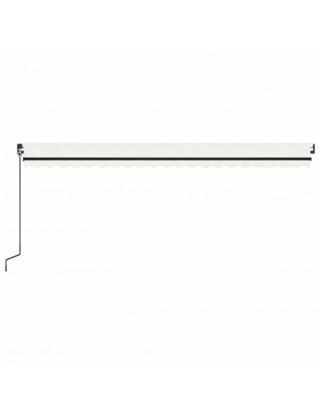Tenda da Sole Retrattile Automatica 500x350 cm Crema