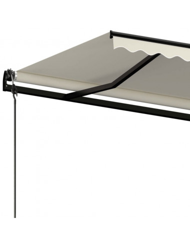 Tenda da Sole Retrattile Automatica 500x350 cm Crema