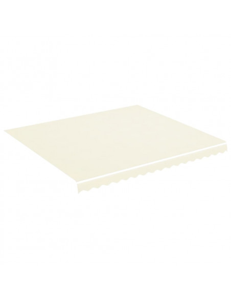 Tessuto di Ricambio per Tenda da Sole Crema 4x3,5 m
