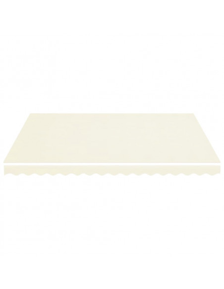 Tessuto di Ricambio per Tenda da Sole Crema 4x3,5 m