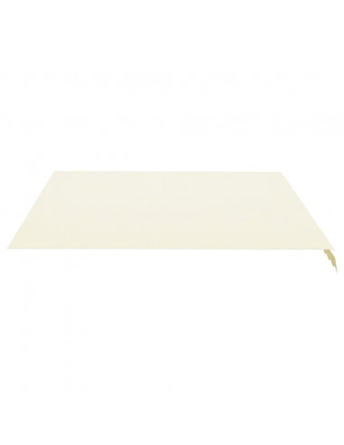 Tessuto di Ricambio per Tenda da Sole Crema 4x3,5 m