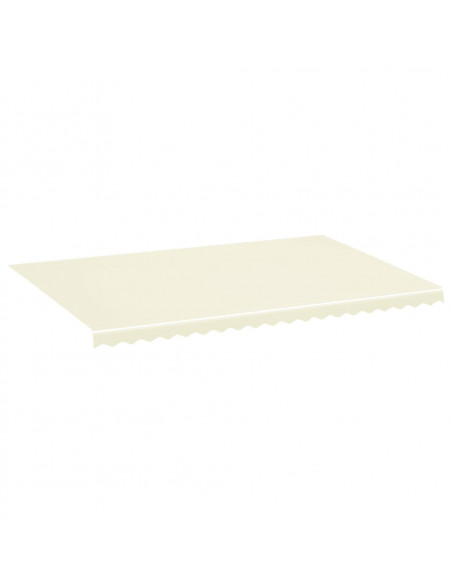 Tessuto di Ricambio per Tenda da Sole Crema 5x3,5 m