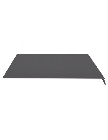 Tessuto di Ricambio per Tenda da Sole Antracite 4x3,5 m