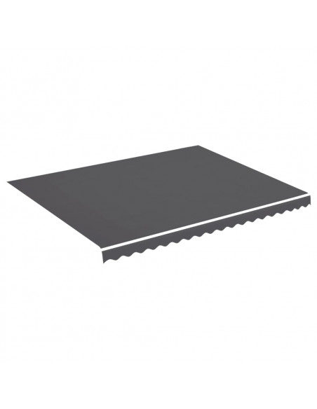 Tessuto di Ricambio per Tenda da Sole Antracite 4,5x3,5 m