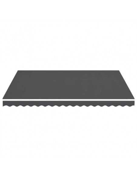 Tessuto di Ricambio per Tenda da Sole Antracite 4,5x3,5 m