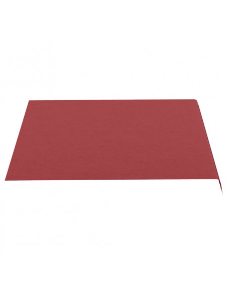 Tessuto di Ricambio per Tenda da Sole Rosso Borgogna 3x2,5 m