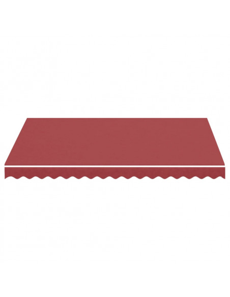 Tessuto di Ricambio per Tenda da Sole Rosso Borgogna 3x2,5 m