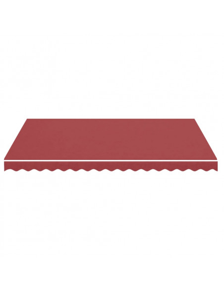 Tessuto di Ricambio per Tenda da Sole Rosso Borgogna 4x3 m