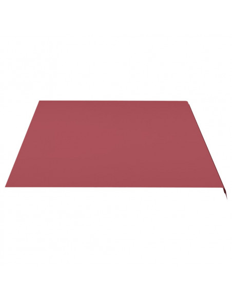 Tessuto di Ricambio per Tenda da Sole Rosso Borgogna 5x3,5 m