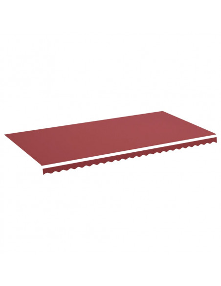 Tessuto di Ricambio per Tenda da Sole Rosso Borgogna 6x3 m