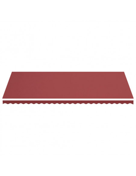 Tessuto di Ricambio per Tenda da Sole Rosso Borgogna 6x3 m