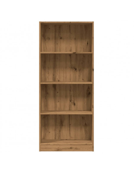 Libreria Rovere Artigianale 60x24x143 cm in Legno Multistrato