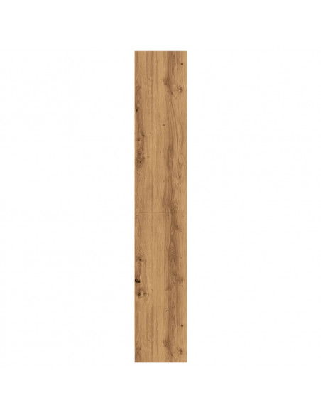 Libreria Rovere Artigianale 60x24x143 cm in Legno Multistrato