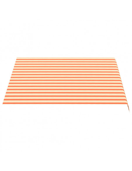 Tessuto di Ricambio per Tenda da Sole Giallo e Arancio 3x2,5 m