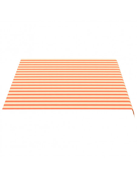 Tessuto di Ricambio per Tenda da Sole Giallo e Arancio 4x3 m