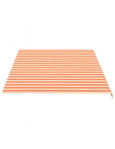 Tessuto di Ricambio per Tenda da Sole Giallo e Arancio 5x3,5 m