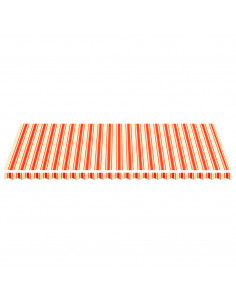 Tessuto di Ricambio per Tenda da Sole Giallo e Arancio 6x3 m 2