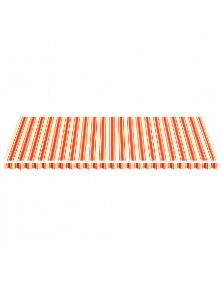 Tessuto di Ricambio per Tenda da Sole Giallo e Arancio 6x3 m