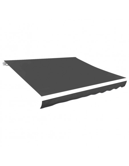 Tendone Parasole in Tela Antracite 600x300 cm