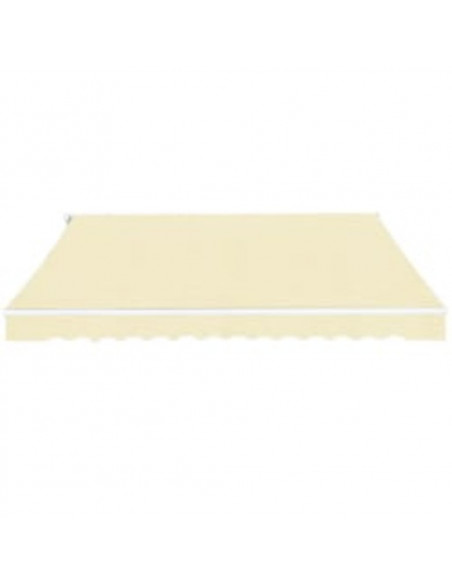 Tenda da Sole Pieghevole Manuale 600 cm Crema