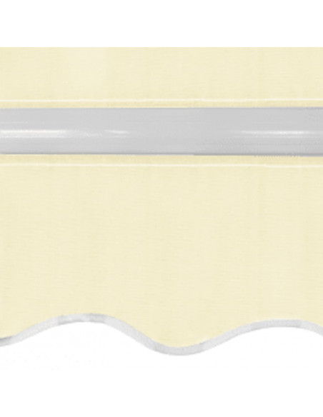 Tenda da Sole Pieghevole Manuale 600 cm Crema