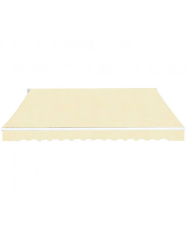 Tenda da Sole Pieghevole Manuale 400 cm Crema