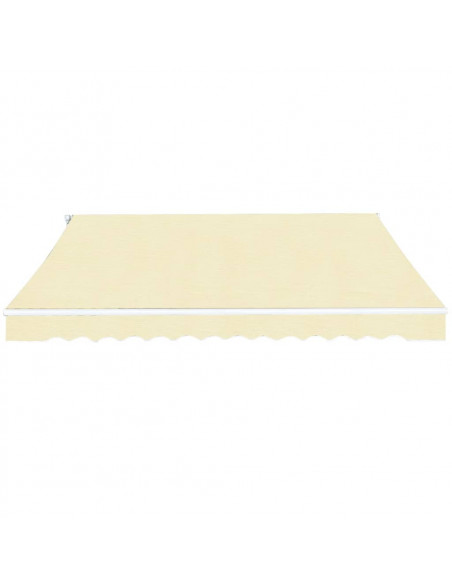 Tenda da Sole Pieghevole Manuale 400 cm Crema