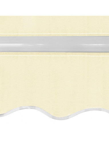 Tenda da Sole Pieghevole Manuale 400 cm Crema