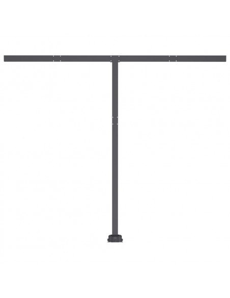 Tenda Automatica Sensore Vento e LED 350x250 cm Gialla Bianca