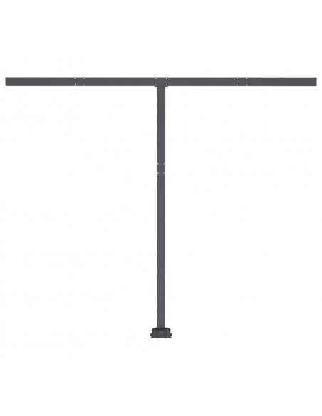 Tenda Automatica Sensore Vento e LED 350x250 cm Arancio Marrone
