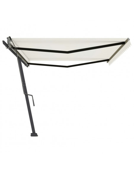 Tenda da Sole Manuale Autoportante 500x300 cm Crema