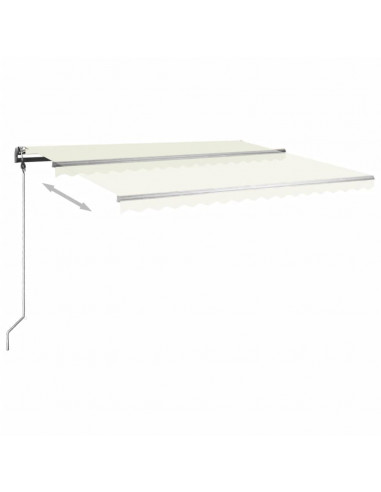 Tenda da Sole Manuale Autoportante 400x350 cm Crema