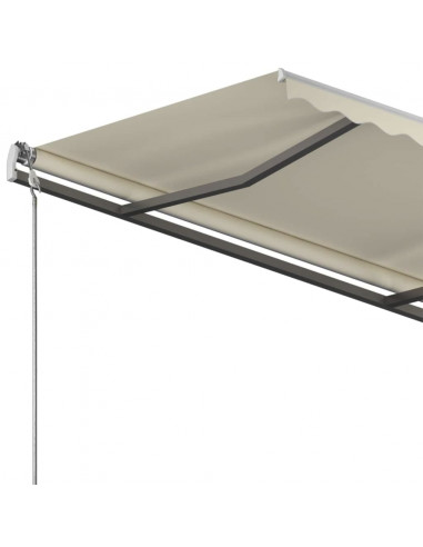 Tenda da Sole Manuale Autoportante 400x350 cm Crema