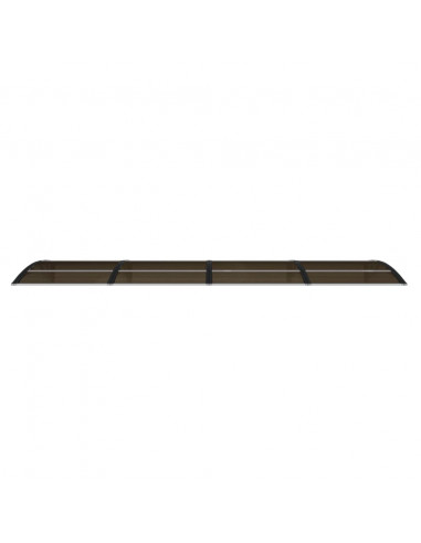 Tettoia per Porta Nera 350x100 cm in Policarbonato