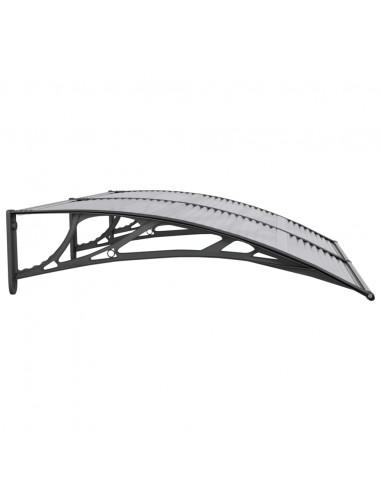 Tettoia per Porta Nera 150x100 cm Policarbonato