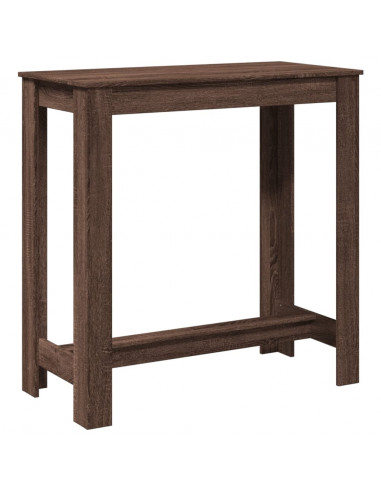 Tavolo da Bar Rovere Marrone 102x50x103,5 cm Legno Multistrato